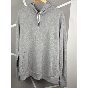 B Draddy Andy Quilted Hoodie Men’s XL Heather Grey Pullover Golf *Logo*